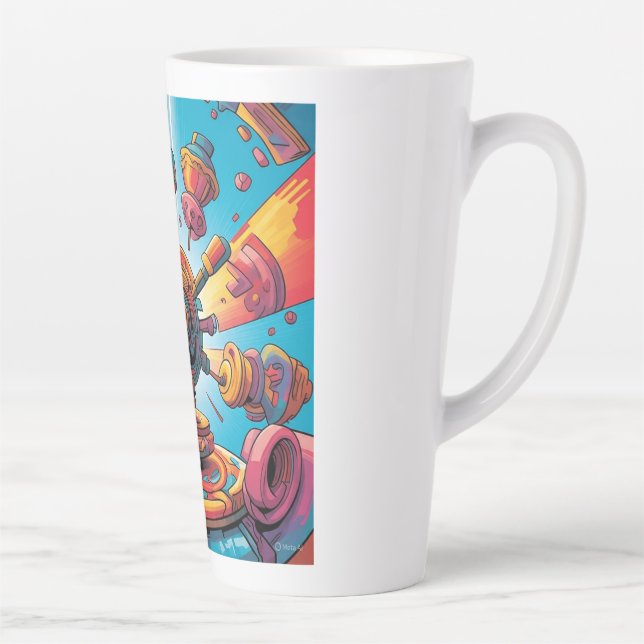 Kinetic Nexus Latte Mug (Right)