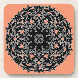 Kinetic Octa Glyph Dusk Coaster