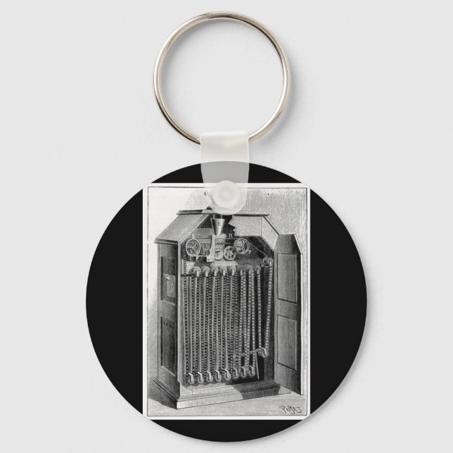 Kinetoscope Diagram Key Ring (Front)