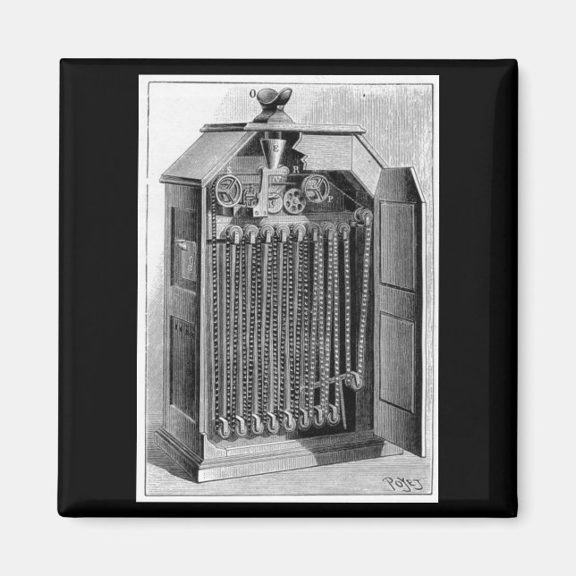 Kinetoscope Diagram Magnet (Front)