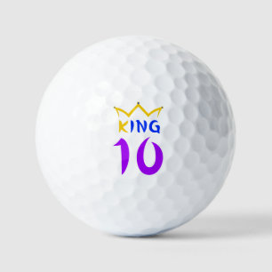 King 10 golf balls