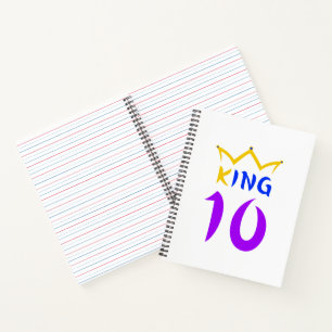 King 10 notebook