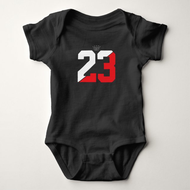 King 23 baby bodysuit (Front)