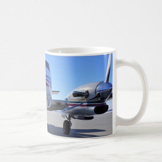 King Air Aeroplane Mug (Right)