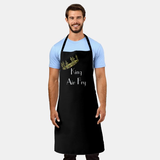 King Air Fry Funny Saying Chef’s Apron (Worn)