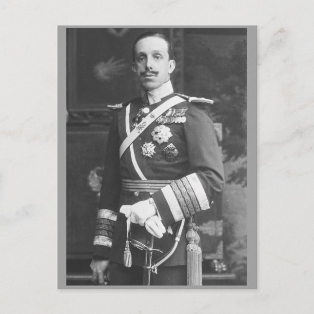 King Alfonso XIII of Spain Postcard (Front)