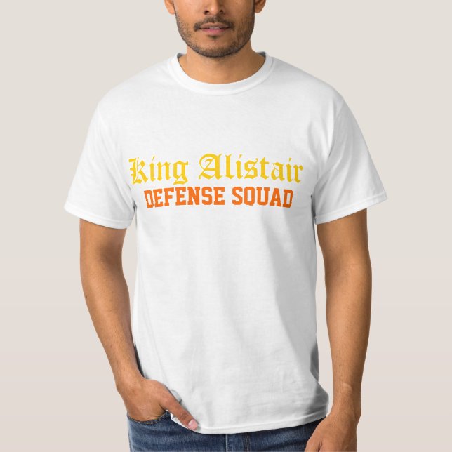 King Alistair: Defence Squad T-Shirt (Front)