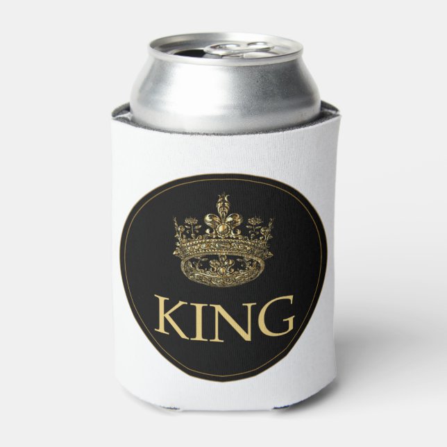 King and Crown Royal Emblem Can Cooler (Can Front)