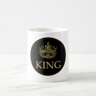 King and Crown Royal Emblem Coffee Mug