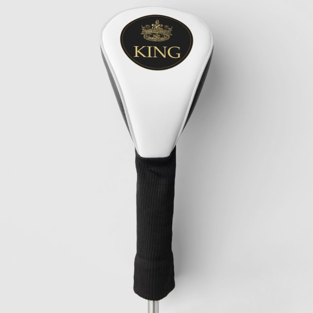 King and Crown Royal Emblem Golf Head Cover (Front)