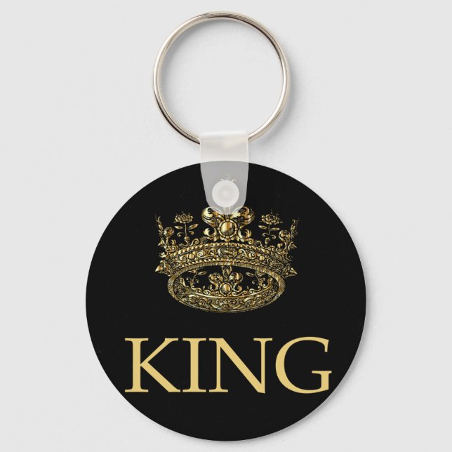 King and Crown Royal Emblem Key Ring (Front)