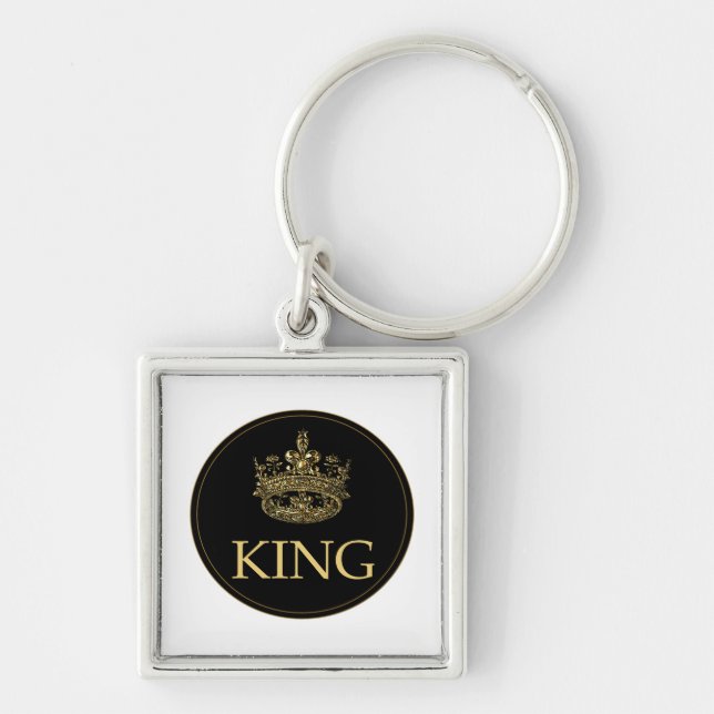 King and Crown Royal Emblem Key Ring (Front)