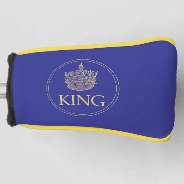 King and Crown Royal Emblem (New Version)  Golf Head Cover (Front)