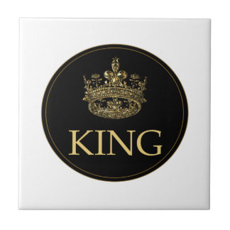 King and Crown Royal Emblem Tile