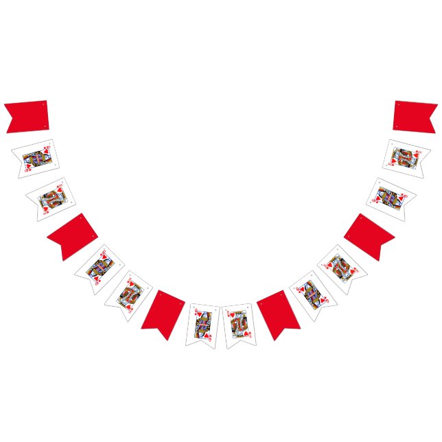 King and Queen of Hearts Bunting (All)