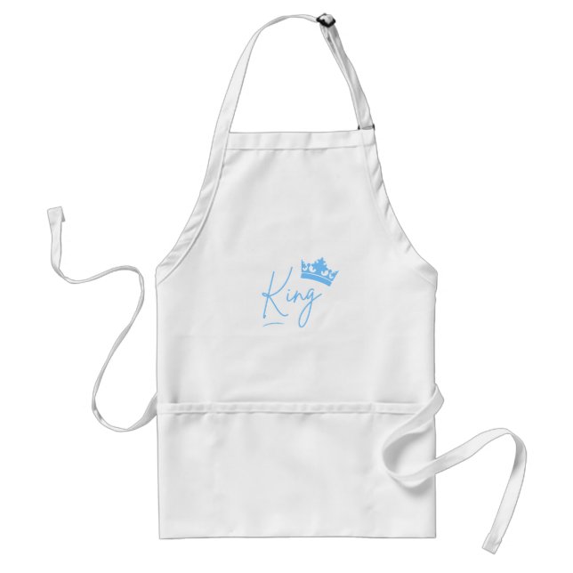 King Apron -baking gift (Front)