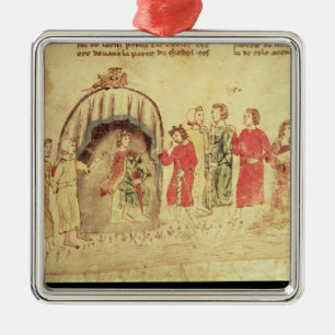 King Arthur and his Court, from the Roman Metal Tree Decoration