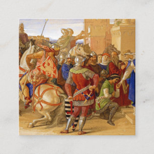 King Arthur and Knights of the Round Table Enclosure Card