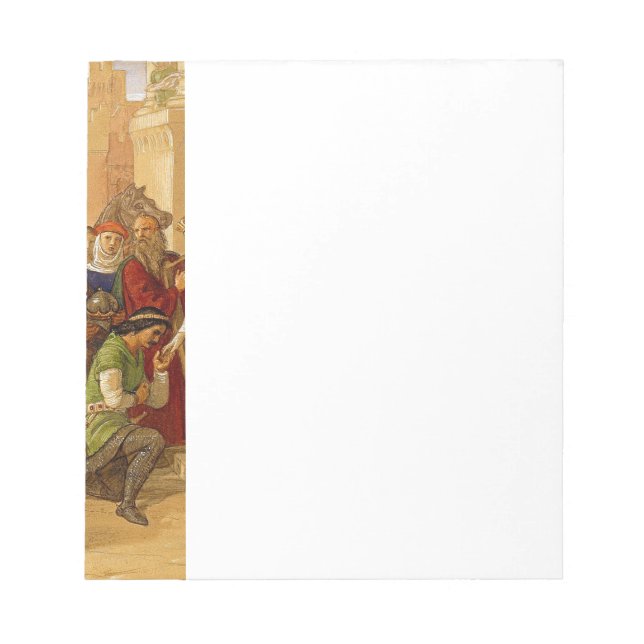 King Arthur and Knights of the Round Table Notepad (Front)