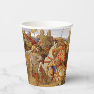 King Arthur and Knights of the Round Table Paper Cups