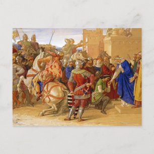 King Arthur and Knights of the Round Table Postcard