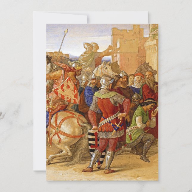 King Arthur and Knights of the Round Table Save The Date (Front)