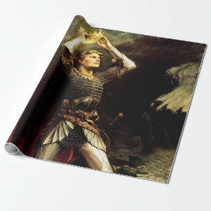 King Arthur by Charles Ernest Butler Wrapping Paper