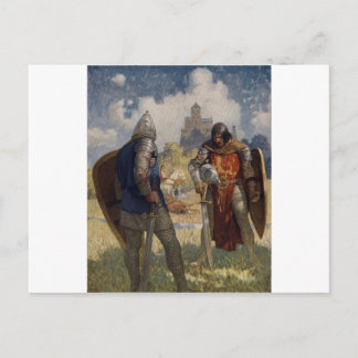 King Arthur & Castle Postcard