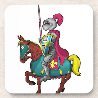 King arthur medievil knight and horse coaster