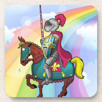 King arthur medievil knight and horse coaster