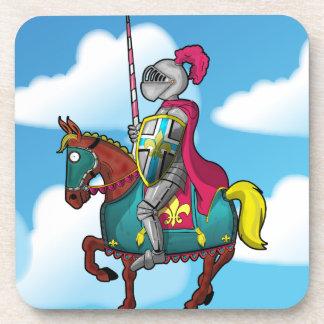 King arthur medievil knight and horse coaster