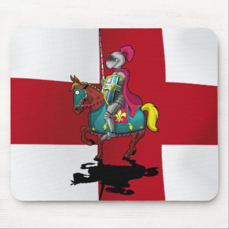 King arthur medievil knight and horse mouse mat