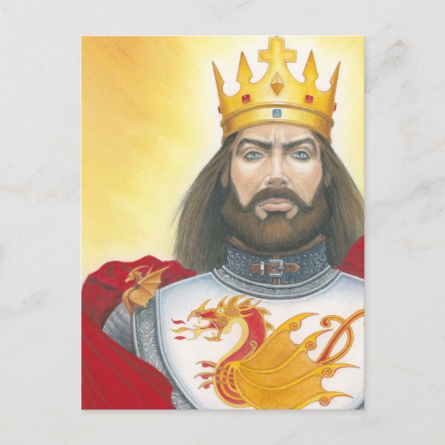 King Arthur mini-print Postcard (Front)