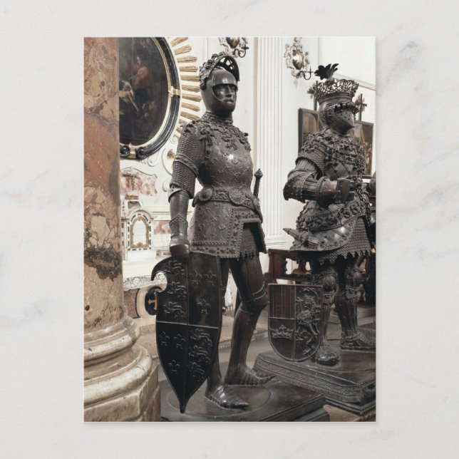 King Arthur, statue from the tomb of Maximilian Postcard (Front)