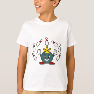 King at Bowling with Bowling pin T-Shirt