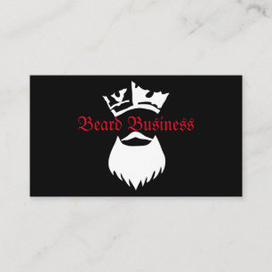 King Beard Beard Business Business Card