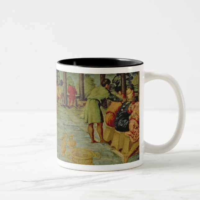 King Belshazzar's Banquet, c.1543/44 Two-Tone Coffee Mug (Right)