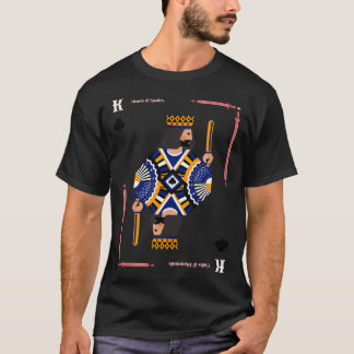 King Blackjack Cards 21 T-Shirt