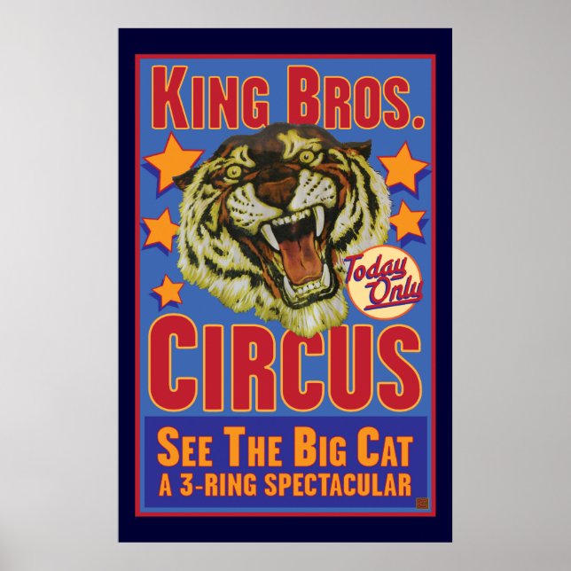 King Bros. Circus Poster (Front)