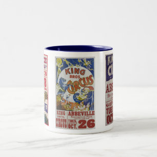 King Bros. Circus Two-Tone Coffee Mug