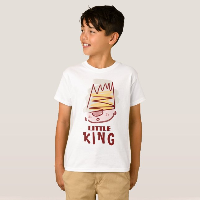 King But Need Coffee First T-Shirt (Front Full)