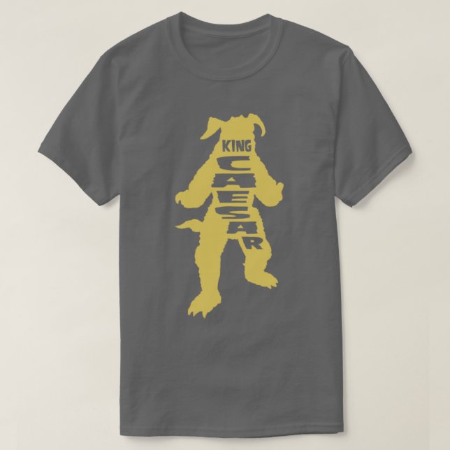 KING CAESAR TEXT SILO 1 T-Shirt (Design Front)