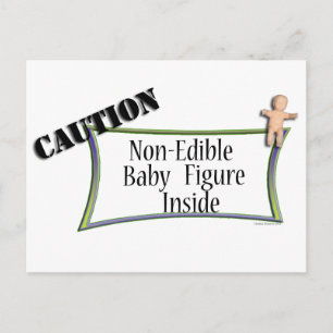 King Cake Baby Postcard