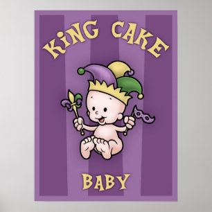 King Cake Baby Poster