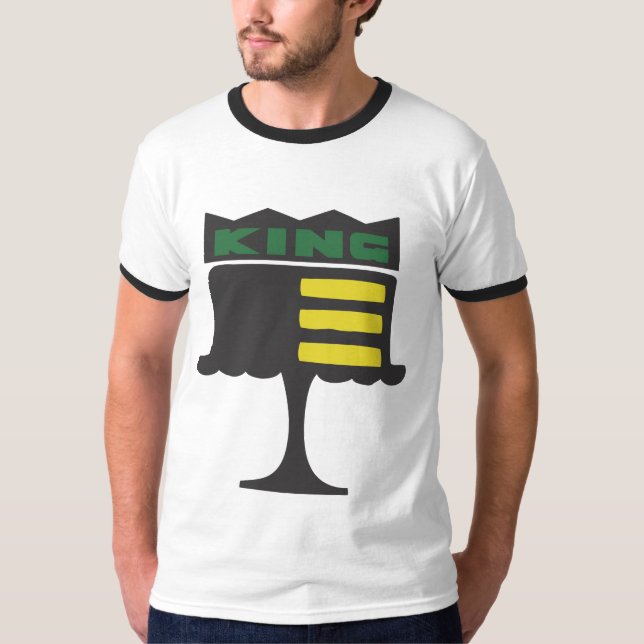 King Cake Graphic T-Shirt (Front)