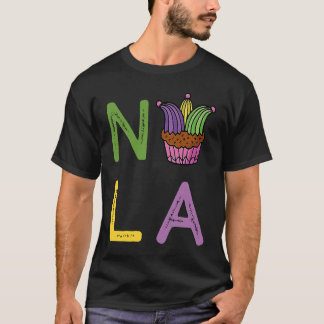 King Cake Mardi Gras New Orleans Parade Shenanigan T-Shirt