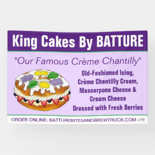 King Cakes by Batture Banner