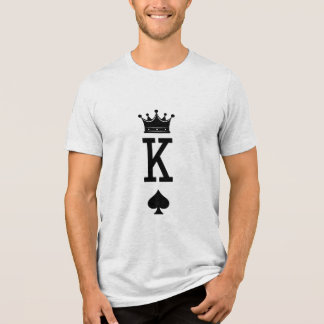 King Card SVG Card Play T-Shirt Tri-Blend Shirt