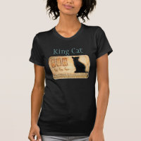 King Cat Egyptian Cat  Cartouche Tee