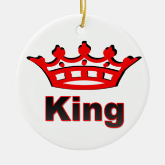 king ceramic tree decoration